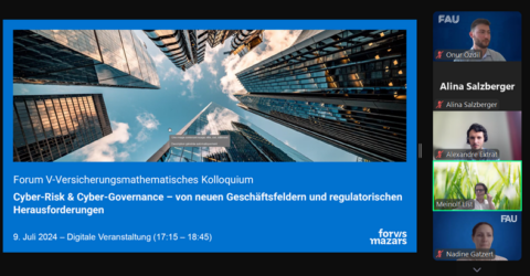 Zum Artikel "Rückblick: Drittes Forum V-Versicherungsmathematisches Kolloquium im Sommersemester 2024"